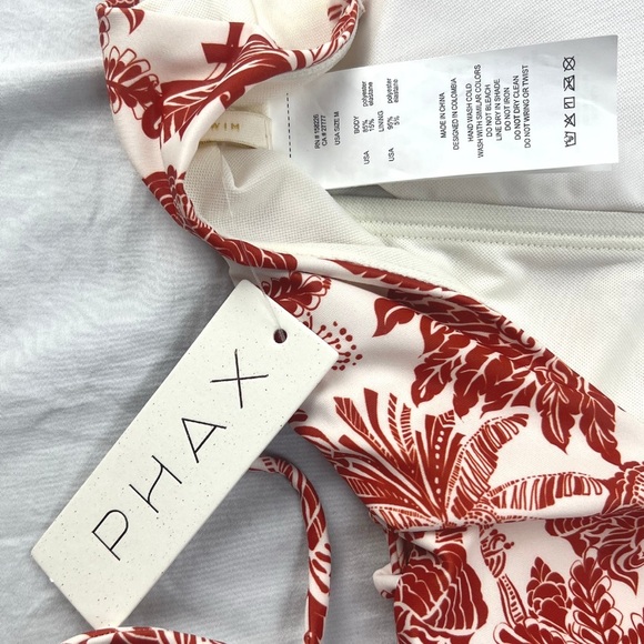 NWT Women’s Phax One-Piece Tropical Lace Up In Size M - Picture 5 of 5